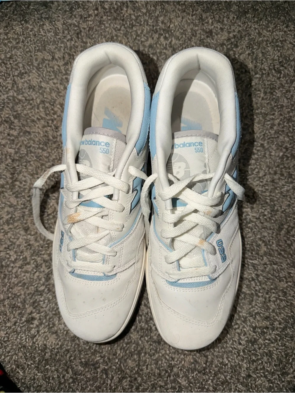 New Balance clean white